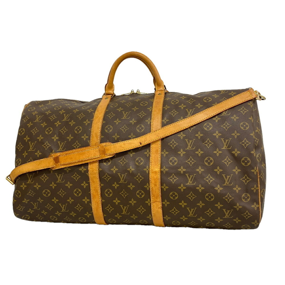 Louis Vuitton Bags - Boston Monogram Keepall Bandoulière 60 M41412 Brown Men'...